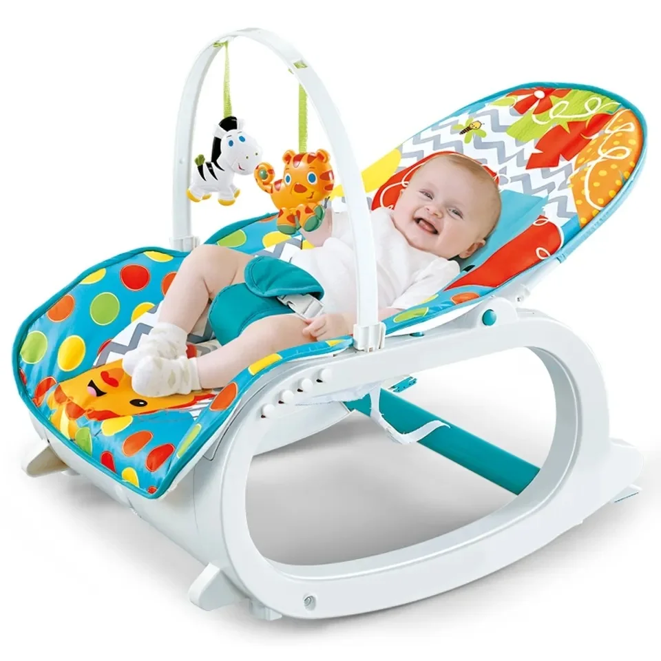 KSF Multi-function Baby Rocking Chair Dining Table With Music Children Toys Safety Electric Vibrating Baby Boy Toy Swing Chairs