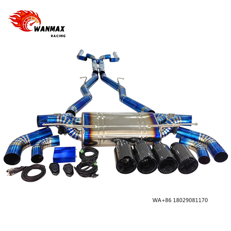 

Titanium Alloy Catback Muffler Valvetronic Exhaust System for 2018-2021 M5 f90 4.4T Exhaust