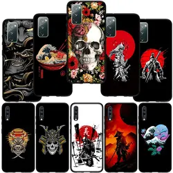 Japan Samurai Skeleton Ninja Skull Phone Cover Case for Motorola Moto G9 G30 G50 G60 G40 G52 G41 G42 G22 G71 E32 E7 G100 G