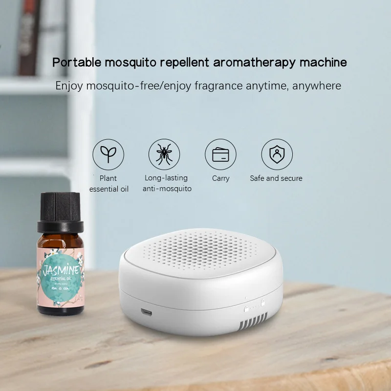 Mini Usb Portable Car Humidifier Battery Fragrance Air Purifier Essential Oil Waterless Aroma Diffuser