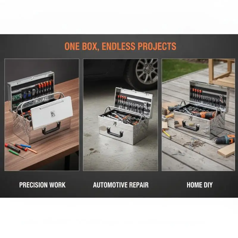 stainless-steel-foldable-tool-box-scratch-resistant-multi-layer-portable-hardware-storage-case-for-contractors-electricians