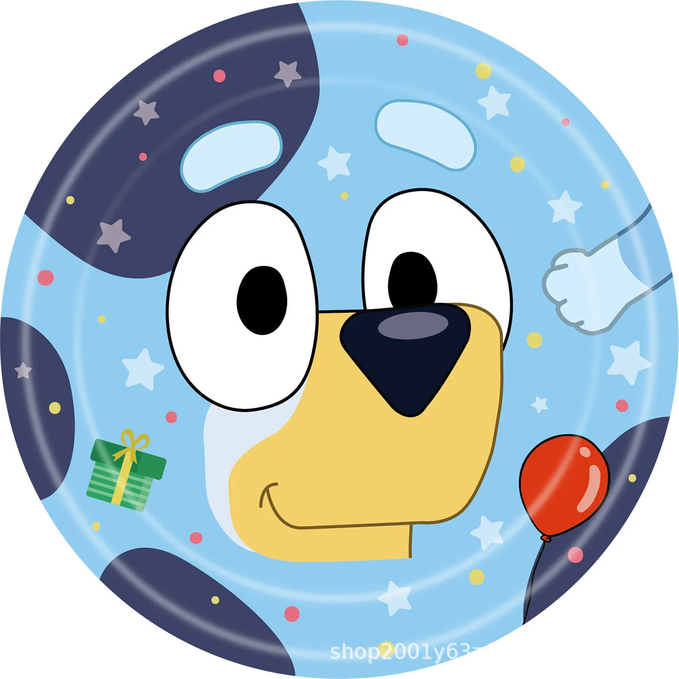 Hete Cartoon Bluey Familie Hond Verjaardagsfeestje Leveren Wegwerp Banner Taart Topper Hangende Vlag Ballonnen Set Verjaardag Decoraties