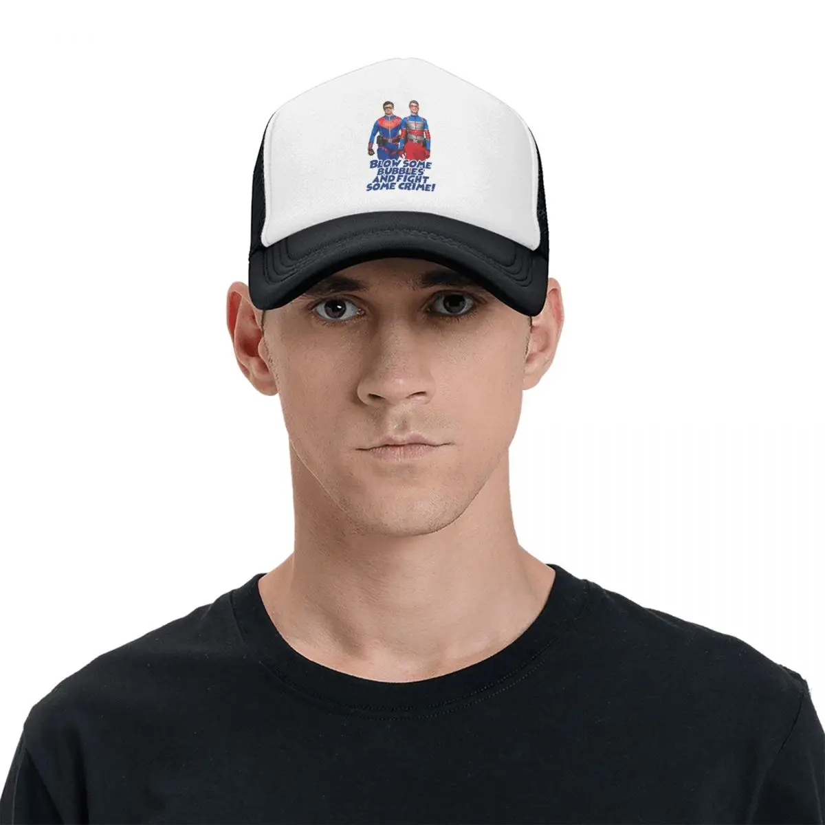 Blow Some Bubbles And Fight Some Crime Henry Danger Cap Fashion Mesh Baseball Caps Adjustable Hat Hip Hop Summer