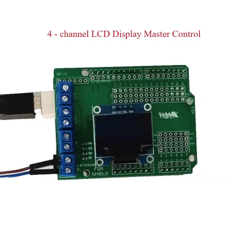 ZJ-8 Papan Kontrol Sensor Tekanan Film Tipis, Bluetooth/Output Seri/Layar LCD, Papan Kontrol Uji FSR