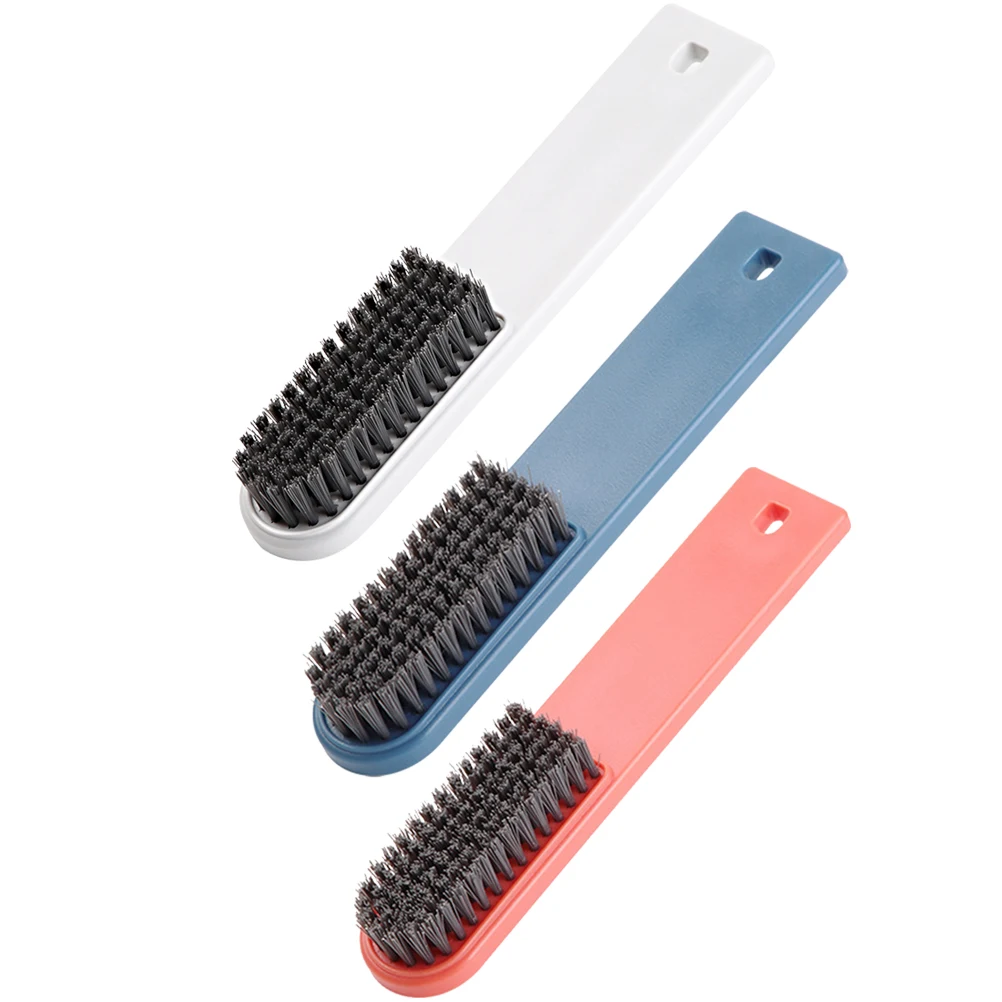 

3Pcs Cleaning Brush Set Long H Shoes Clothes Washing Brushes for Household Simple Design Portable Storage Odorless Scrubbing