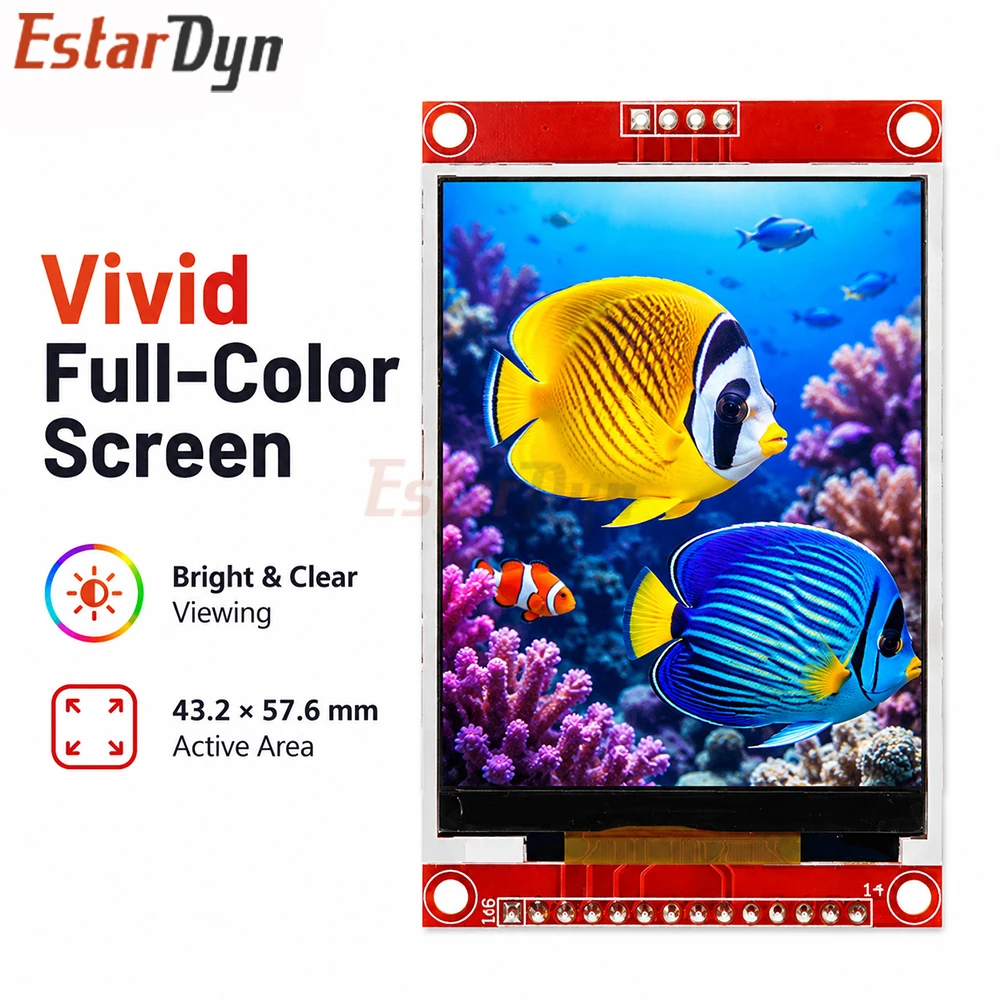 Модуль полноцветного TFT LCD-д – обзор и цена Tft Display 2.4