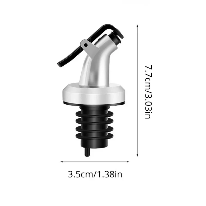 Olive Oil Spouts Oil Vinegar Bottle Stopper Spout Leakproof Nozzle Dispenser Creative Leakproof Silicone Bottle Stopper