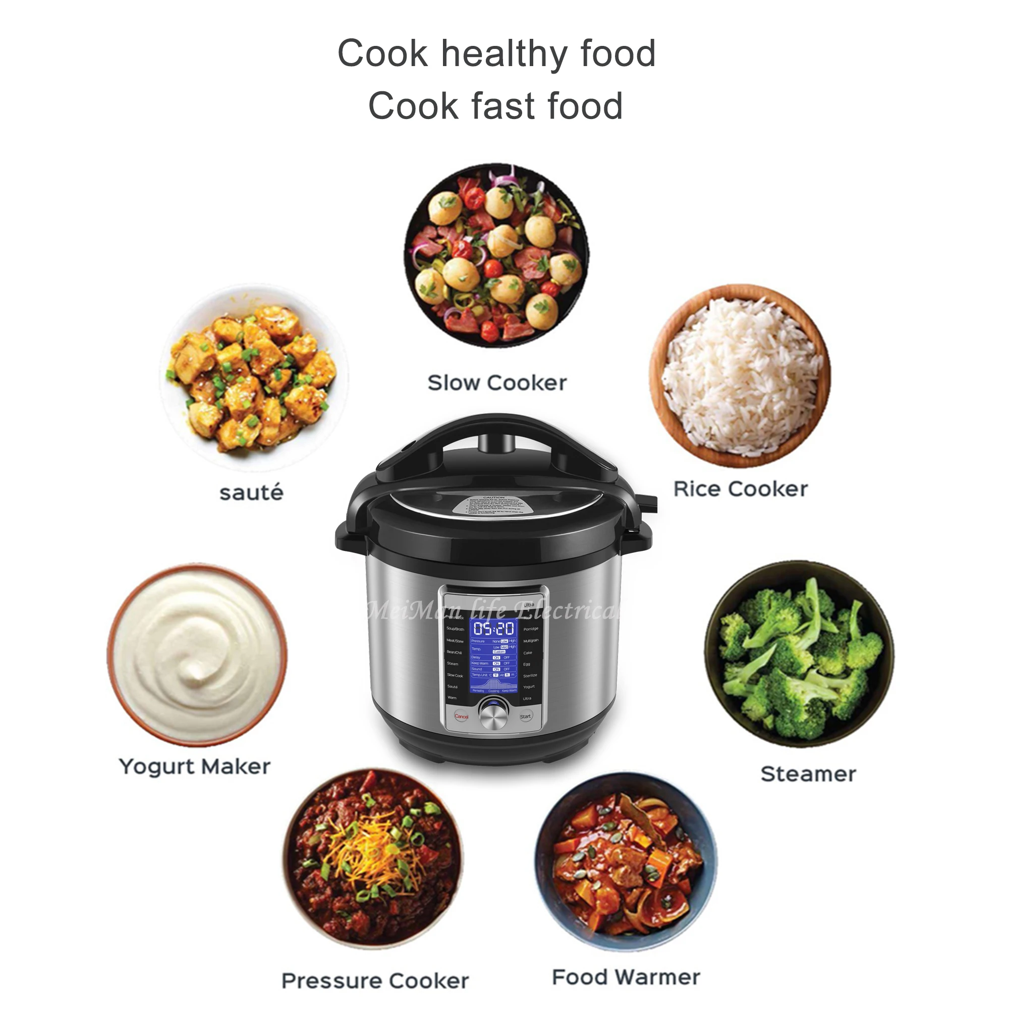 Olla a Presión Eléctrica Progr - Rice Cooker 10 Cup reseña y precio