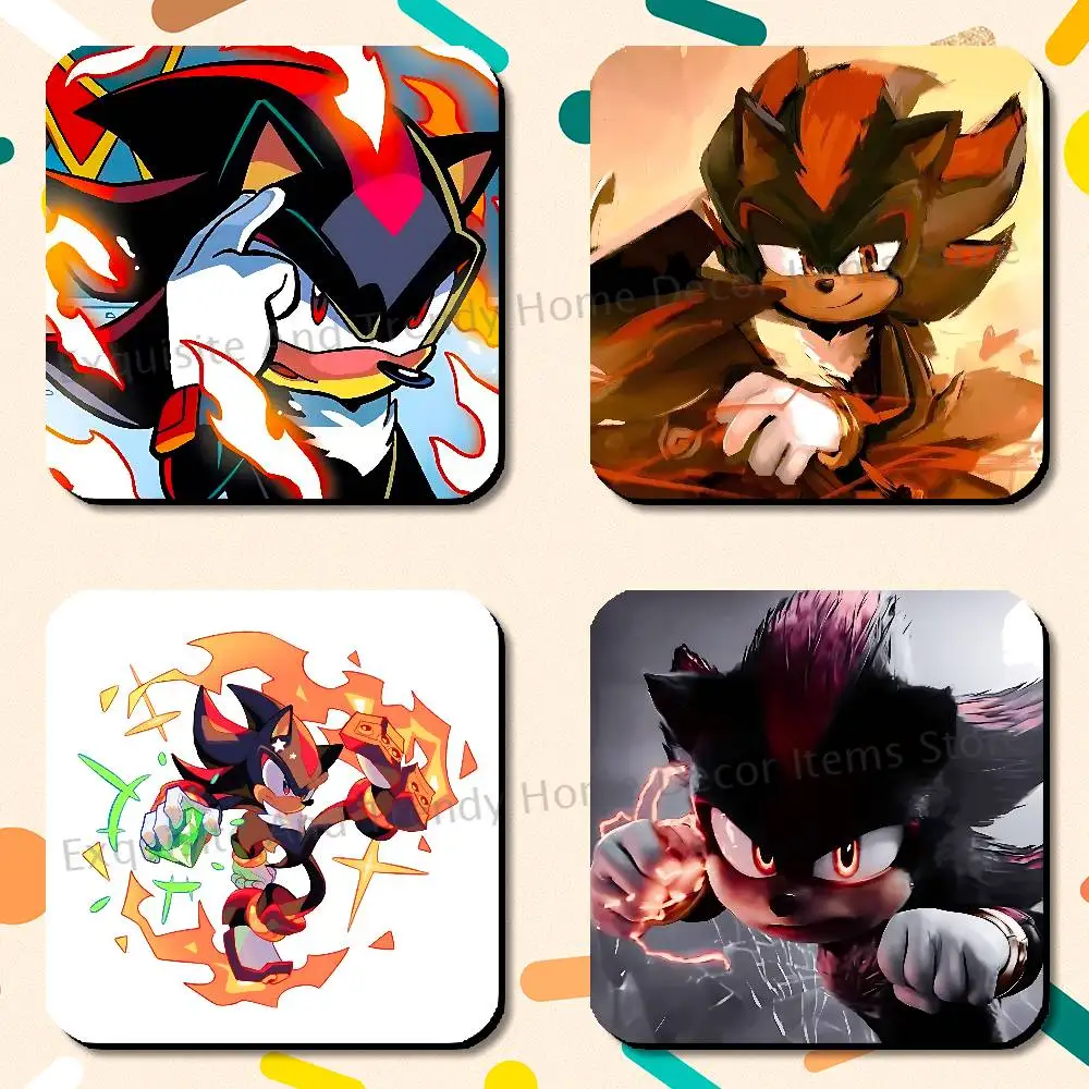 S-Shadow The H-Hedgehogs Creative Round Square Fridge Magnet Magnetic Stickers Refrigerator Decoration DIY Ornament Gift