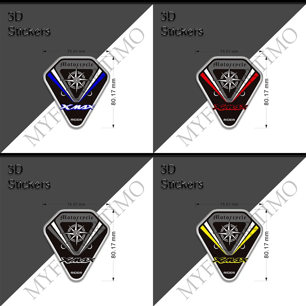 For Yamaha X-max Xmax X Max 125 250 300 400 Motorcycle Scooters Windshield Windscreen Screen Wind Shield Emblem Logo Stickers