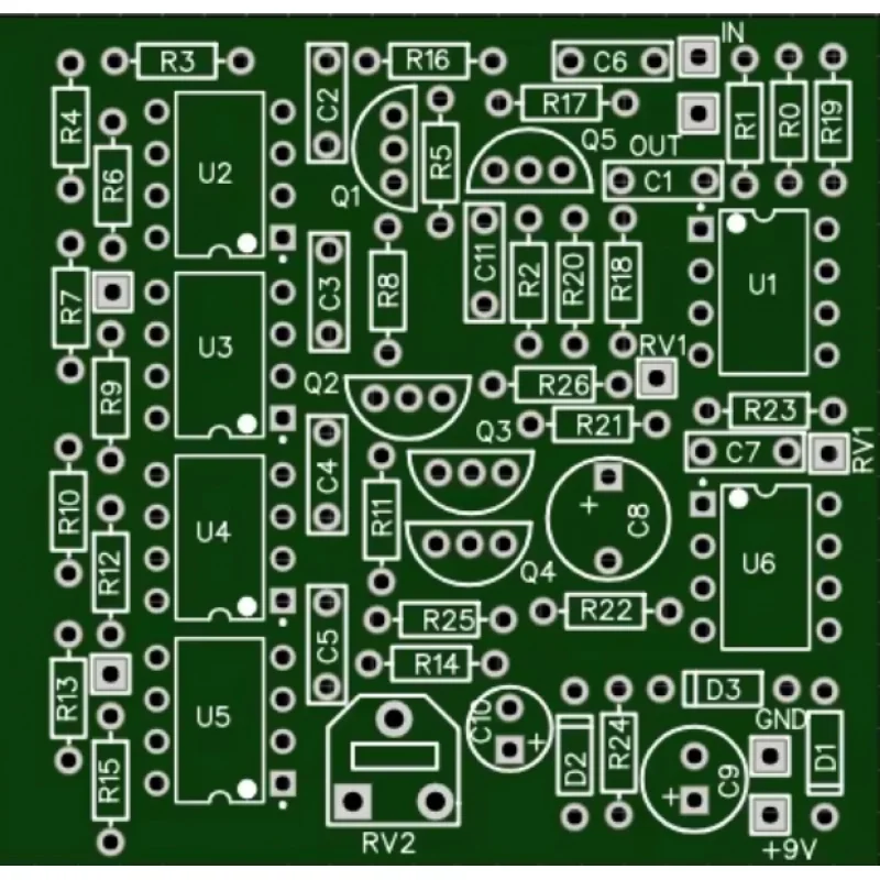 

Diy Handmade Effects Phase 90 Replica Phase Monoblock Effects Circuit Board PCB Blank