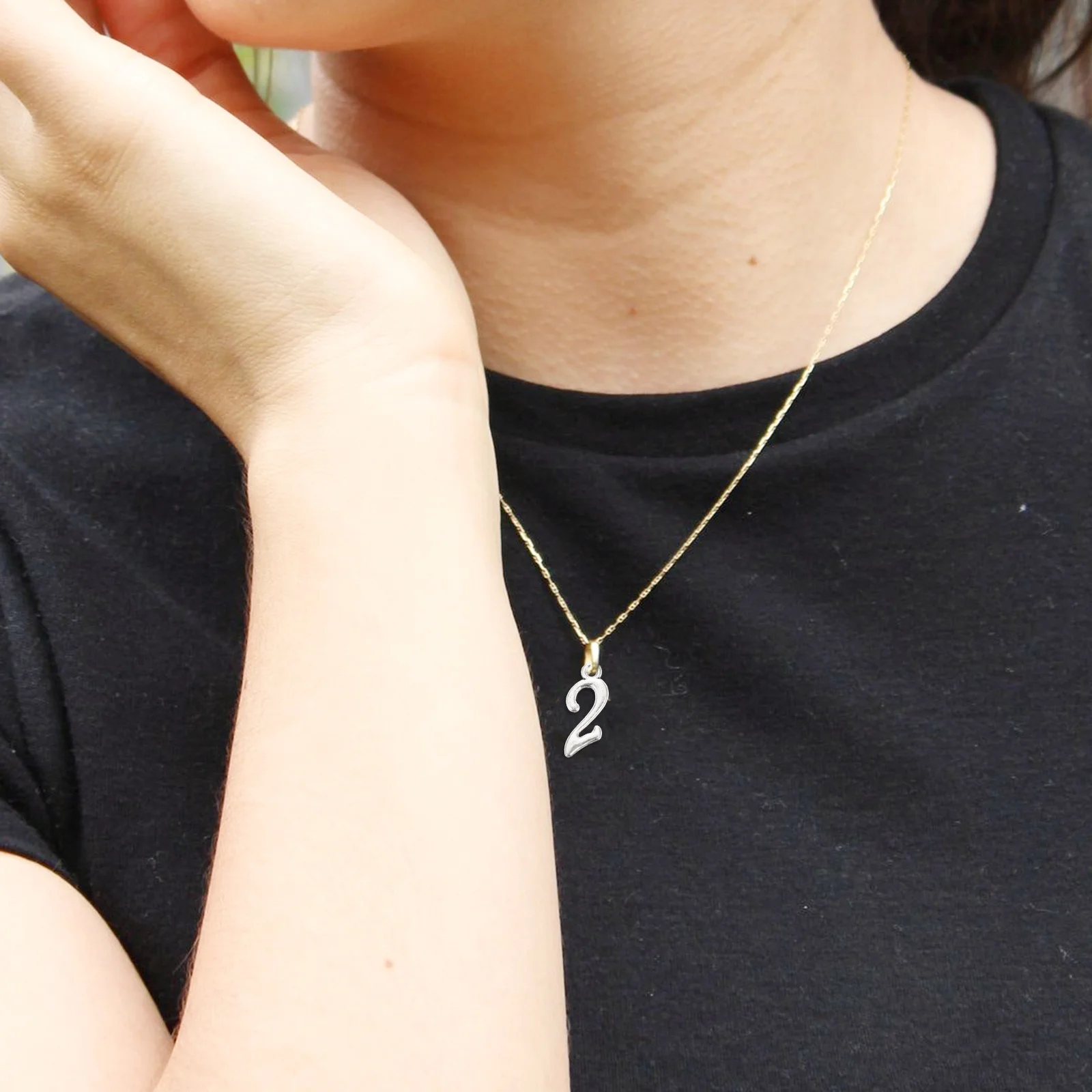 

50Pcs Metal Numbers Pendant 0-9 DIY Number Charms for Handmade Jewelry Alloy Charms Lightweight Smooth Safe for Earrings