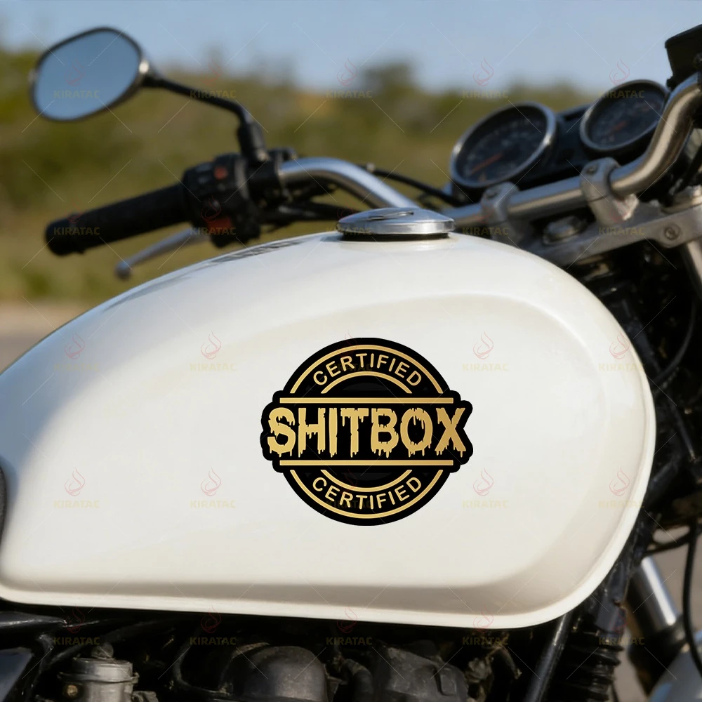 1PC Certified Shitbox Funny Car Sticker - Waterproof Vinyl Decal for Window Trunk Motorcycle Helmet Fairing Scooter view 4
