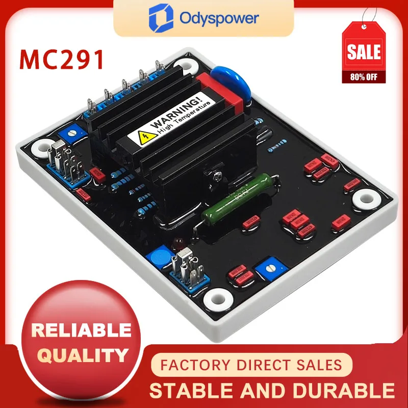 Top Quality AVR MC291 Automatic Voltage Regulator Universal Diesel Brushless Generator Stabilizer Power generador eléctrico Part