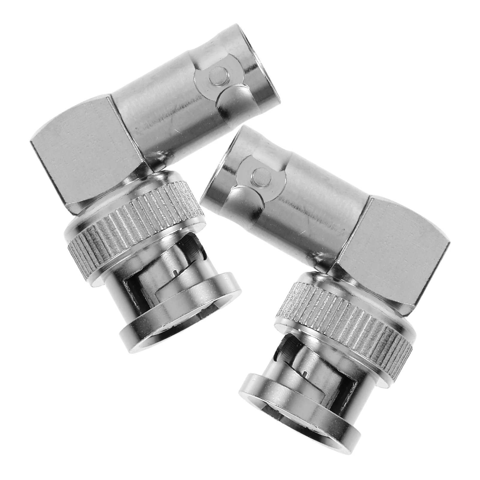 

2pcs Adapter 90 Degree Elbow Connectors for Camera Antennas Cables High Precision Compact Design Stable Connection Male