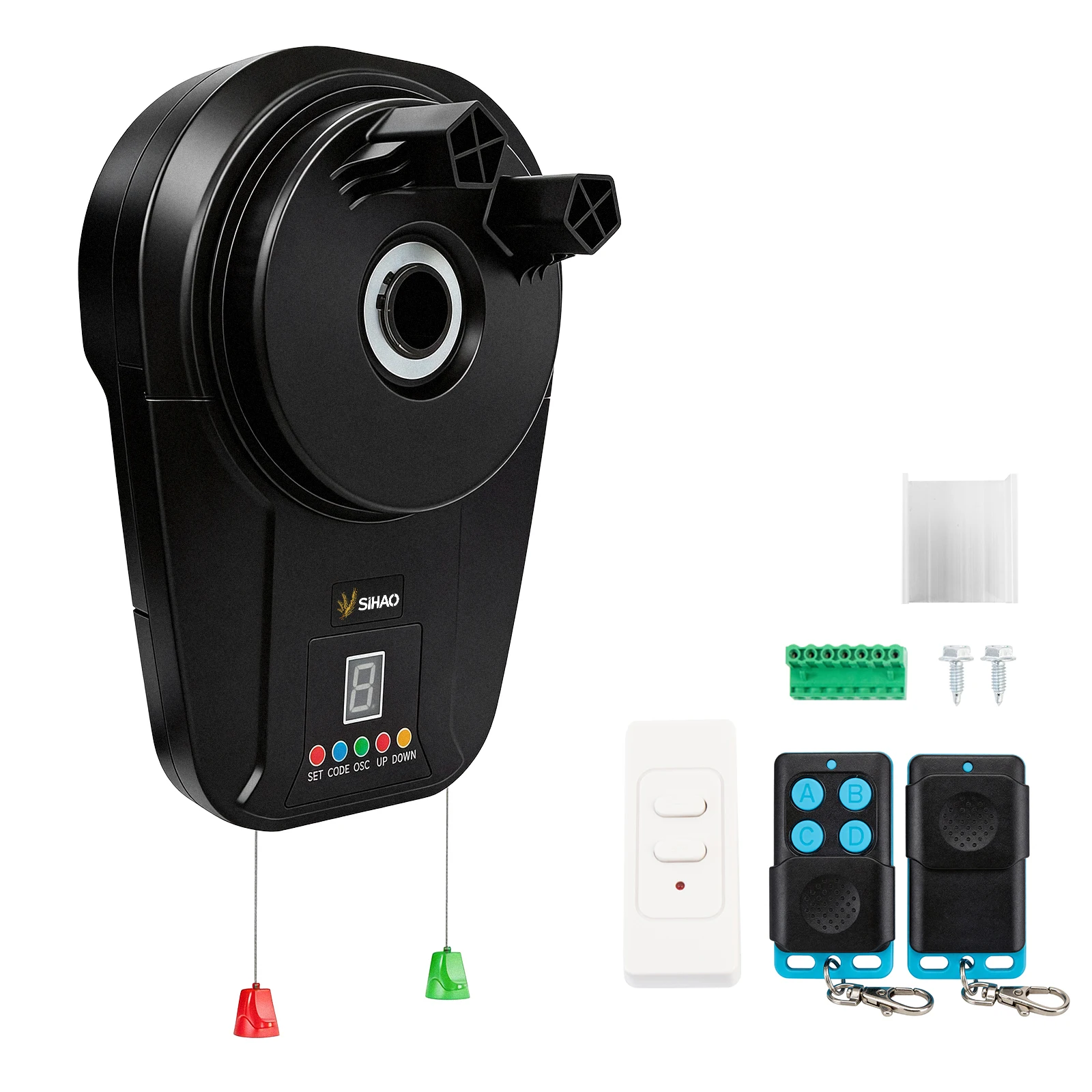 SIHAO Automatische Elektrische Rolpoort Opener 400N met Afstandsbediening, geschikt voor Hotels en Scholen