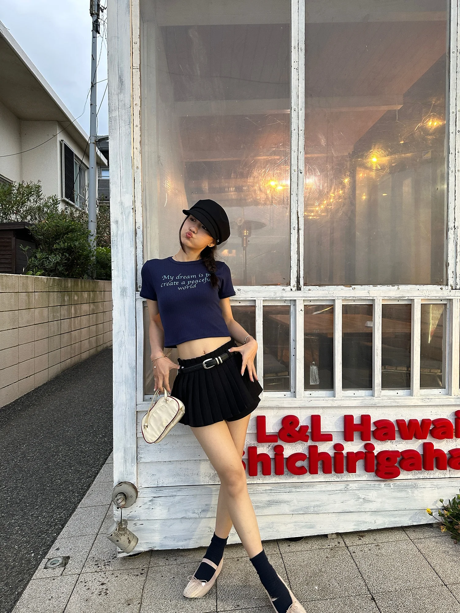 

Summer Pleated Skirt High Waist A-Line Silhouette Commute Sle Women's Faion Ballet Dance Skirt Polyester Fabric