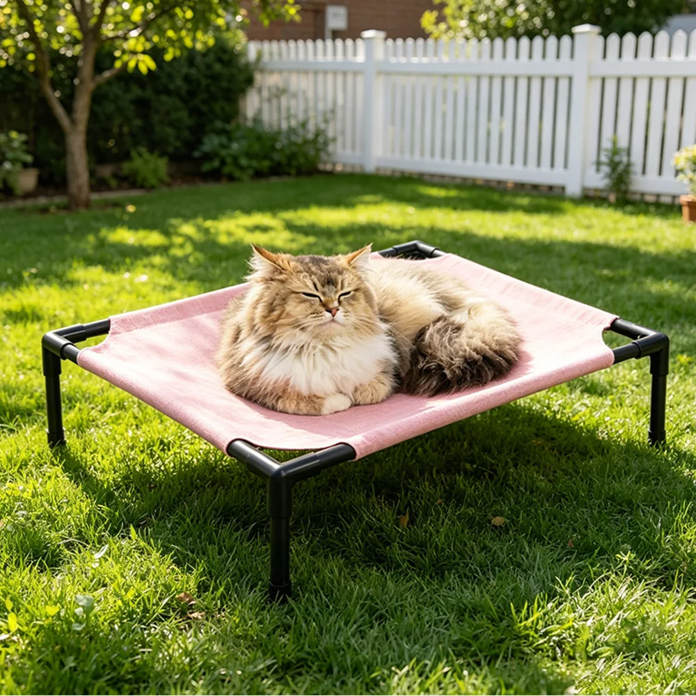 Cama elevada transpirable y lavable para gatos y perros - imagen 2