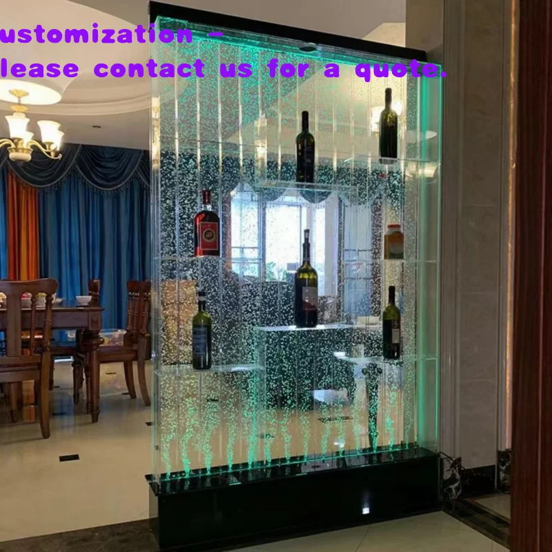 

custom.Customized Modern LED Acrylic Bubble Lamp Restaurant Decor Aquarium Laser Cut Wall Partition Office O