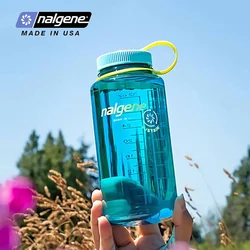 Nalgene-sportowa butelka wody z szerokimi ustami, Outdoor, podróże, turystyka piesza, przenośna butelka do picia, 500ml, 1000ml