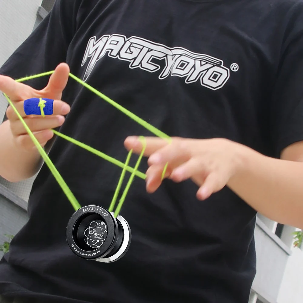 MAGICYOYO-Yoyo Yoyo para adultos, Yoyo de metal subdimensionado para crianças, bônus 5, cordas, saco Yoyo, N8