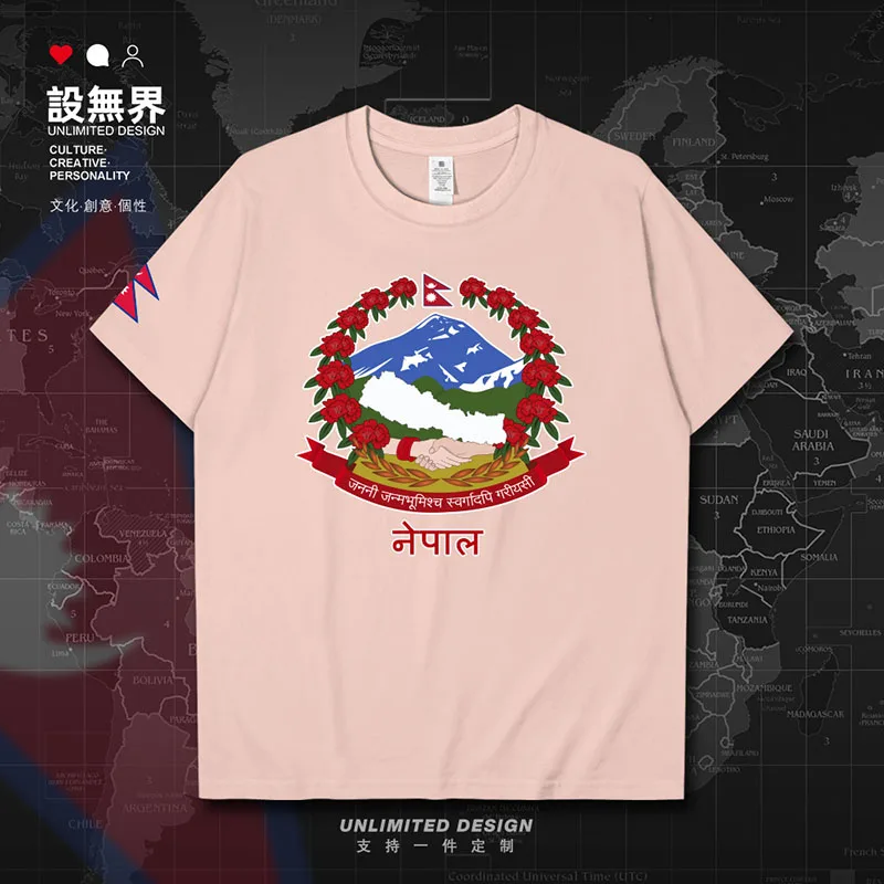 Nepal NPL Nepali Nepalese NP mens t shirt printed gyms Short-sleeved Short Sleeve t shirt for men sporting tops clothes summer