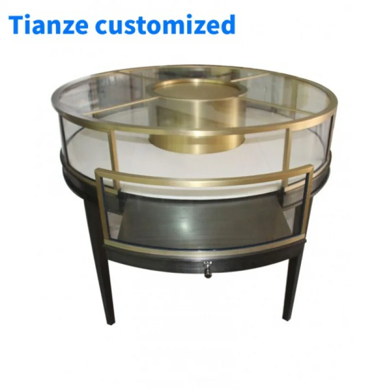 

(Customized) jewelry store stainless steel display show with LED light jewelry display cases & displays cabinet Jewelry Sho