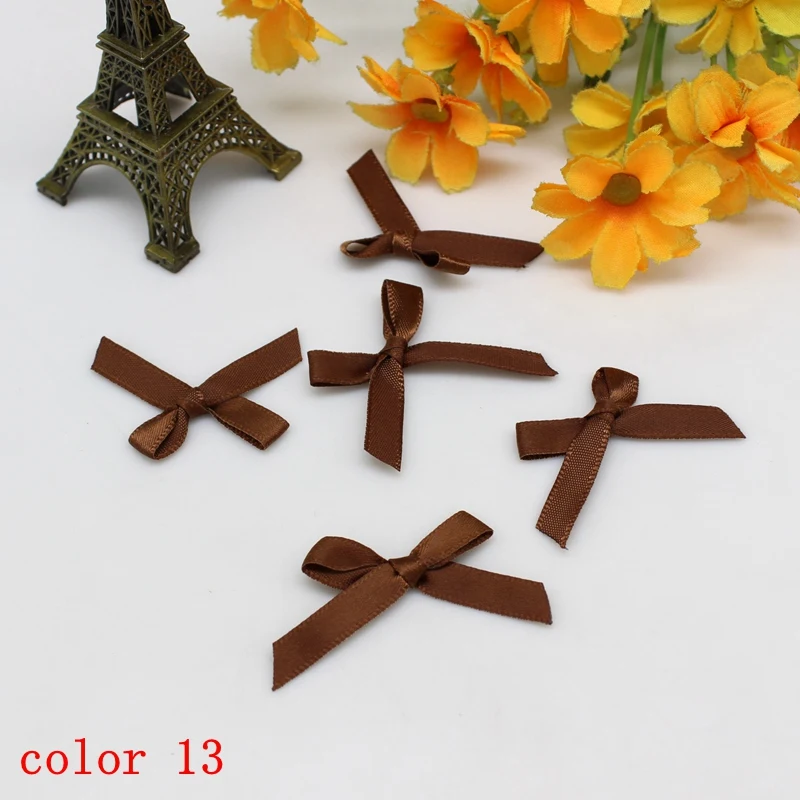 100 Stück oder 200 Stück 20–30 mm Bandschleifen, kleine Größe, Satinband, Schleife, Blume, DIY, Basteln, Blumen, Schleifen, Geschenk, Basteln, Dekoration, Upick – Detail 18