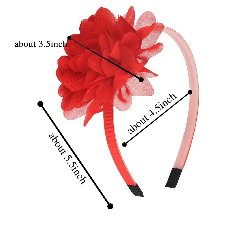 Ikat Kepala Bayi Bunga Renda Simpai Rambut Anak Perempuan Putri Renda Aksesori Rambut Anak-anak