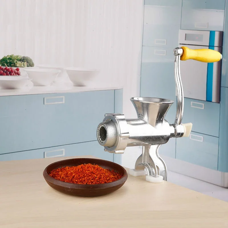 Alat Memasak Dapur Penggiling Daging Manual Hidangan Mie Sosis Genggam Membuat Gadget Mincer Pasta Pembuat Engkol Rumah