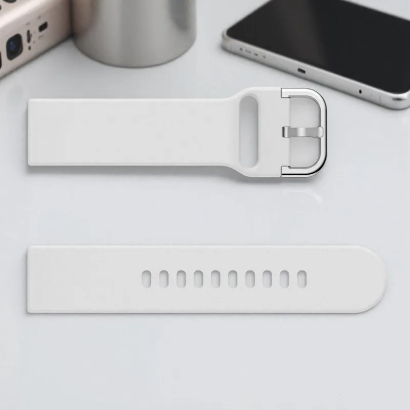 20 ミリメートルシリコンストラップ Samsung Galaxy Watch 7/FE/5/4 6 クラシック交換バンド Huawei 社腕時計 GT2 42 ミリメートル/Amazfit GTS ブレスレット