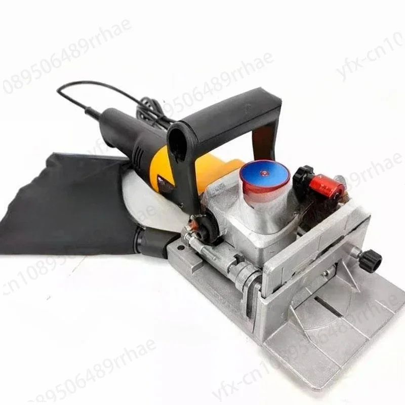 750W Woodworking Slotting Machine  Invisible Parts Slotting Machine Angle Adjustable Non-hole Splicing