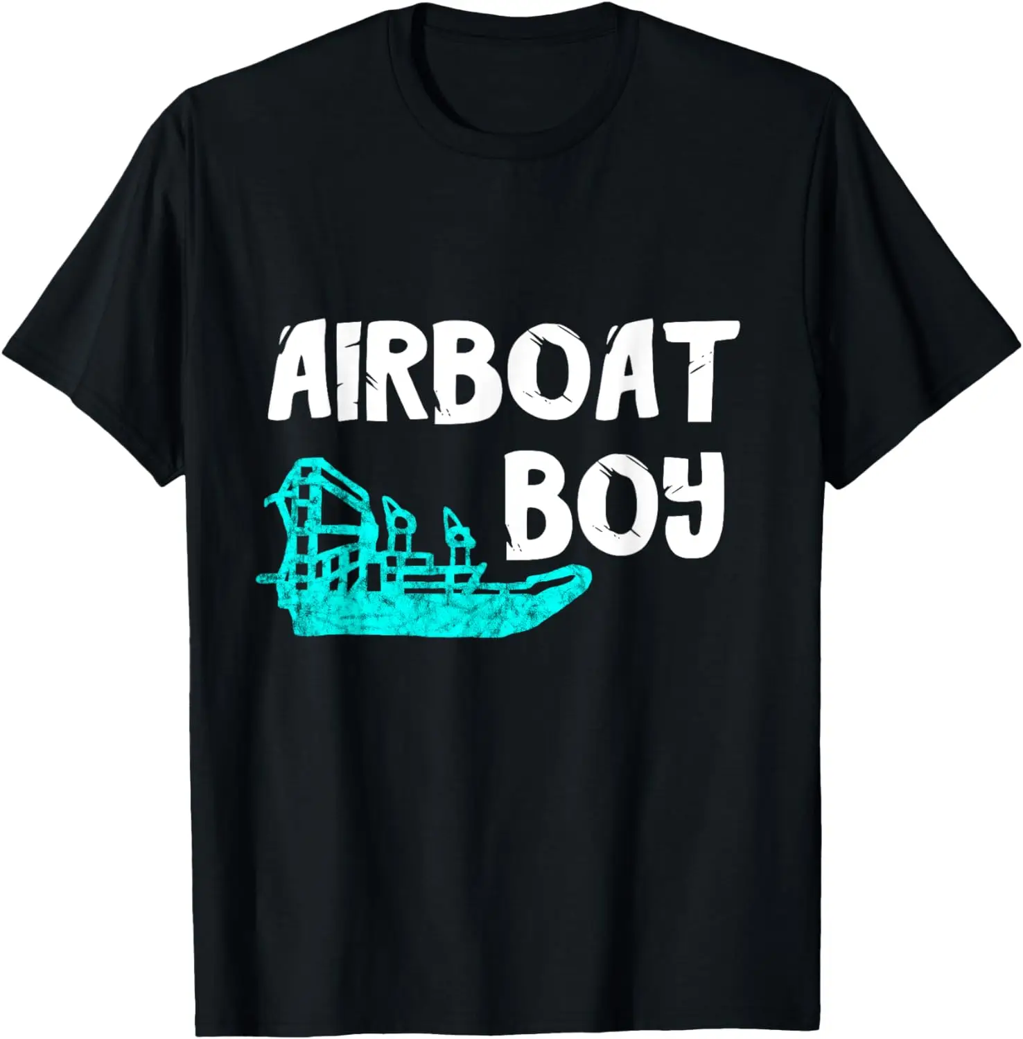 

Airboat Boy Swamp Hydroplane Fanboat Propeller Airboating T-Shirt