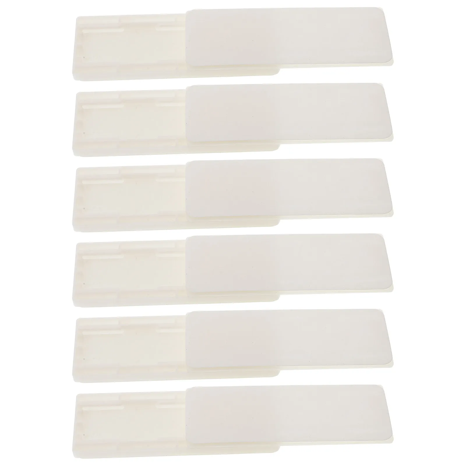 6Pcs Wall Mount Power Strip Holder Self-Adhesive Socket Fixer No Drill Organizer for Router Remote Adapter Paper Towel Box