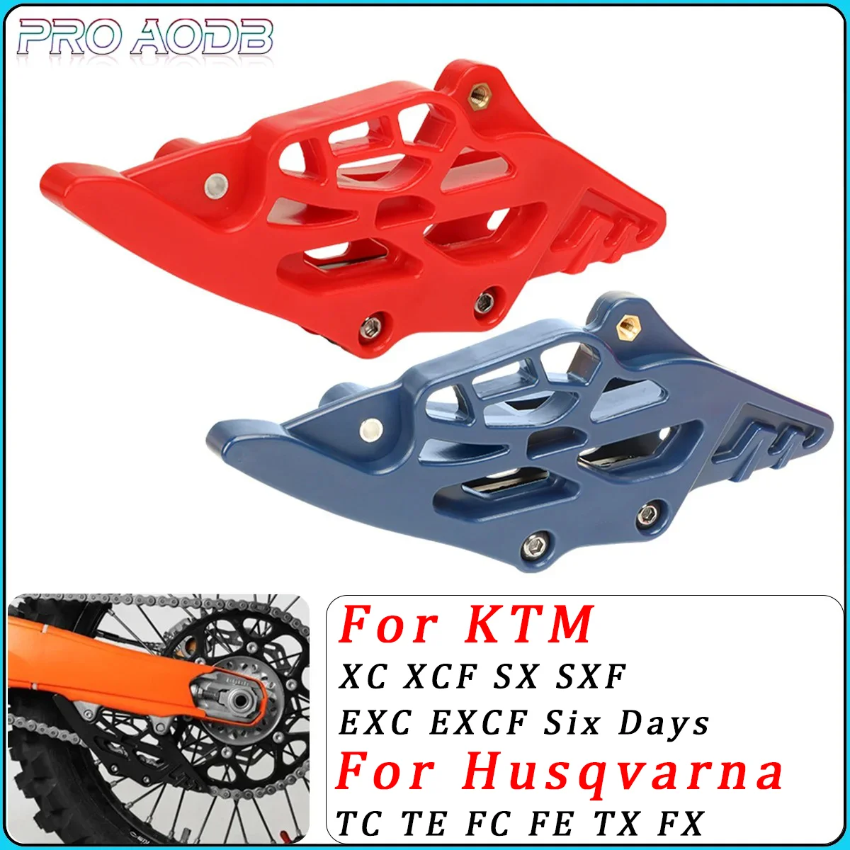 

For KTM 2024 EXC 300 EXC-F 350 SX 250 SXF 450 Swingarm Guard & Chain Guide Slider Protector For Husqvarna TE 300 GasGas EC 300