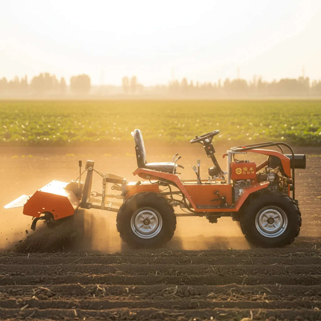 

Reliable Diesel Wheel Tractor With Multi-spec Farm Attachments Pot Parts For Daily Agricultural Farm Operation