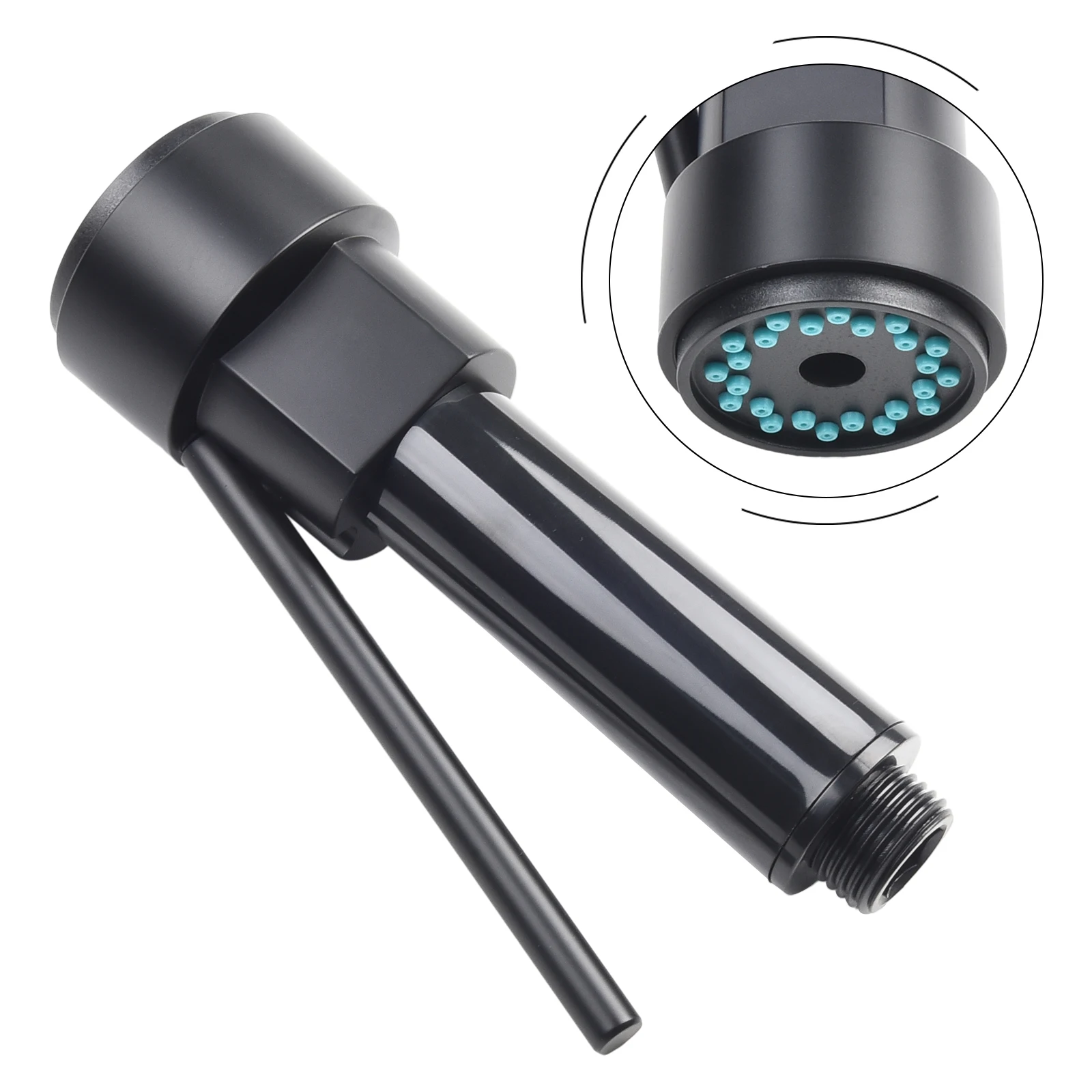 풀 아웃 스프레이 수도꼭지 샤워 ABS G1/2 인치 파이프 용 수도꼭지 샤워 설정을 설치하기 쉽고 고품질 재료