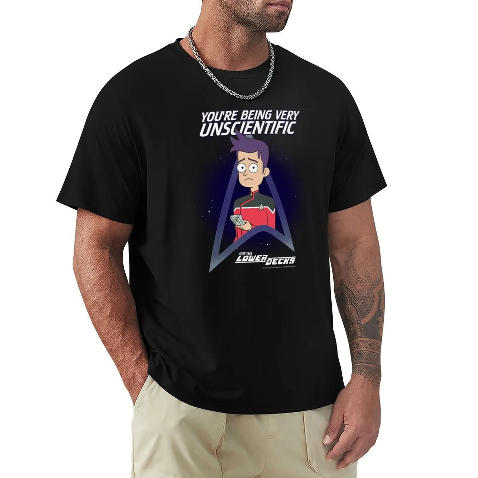 Star Trek: Lower Decks Brad Boimler Being Very Unscientific T-Shirt Simple Print Design T-Shirt
