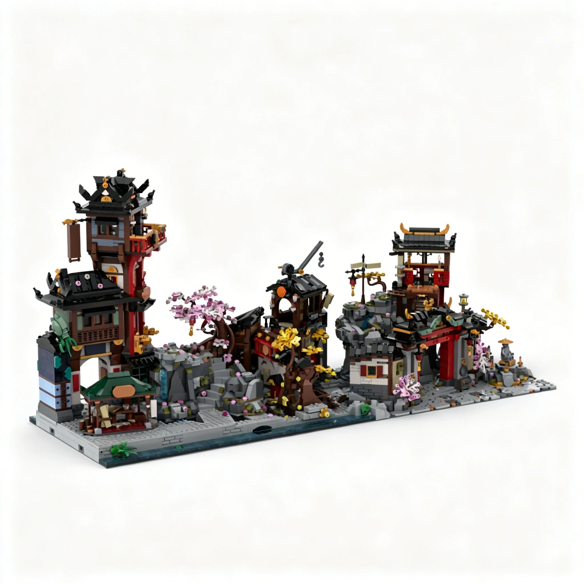 6266pcs MOC Ninjia City Old To - Art Craft Idea 评论和价格