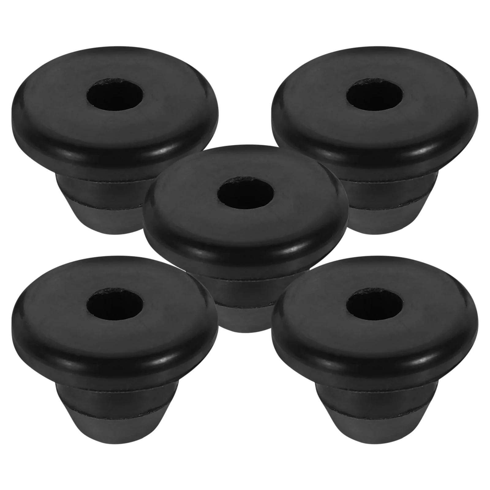 5 Pcs Oil Plug Plugs Flat Head Horizontal Hydraulic Bung Automotive Rubber Washer