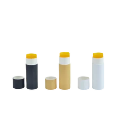 50pcs Kraft Paper Push Up Tubes Cardboard Cosmetic Cylindrical Packaging Lip Balm Deodorant Container