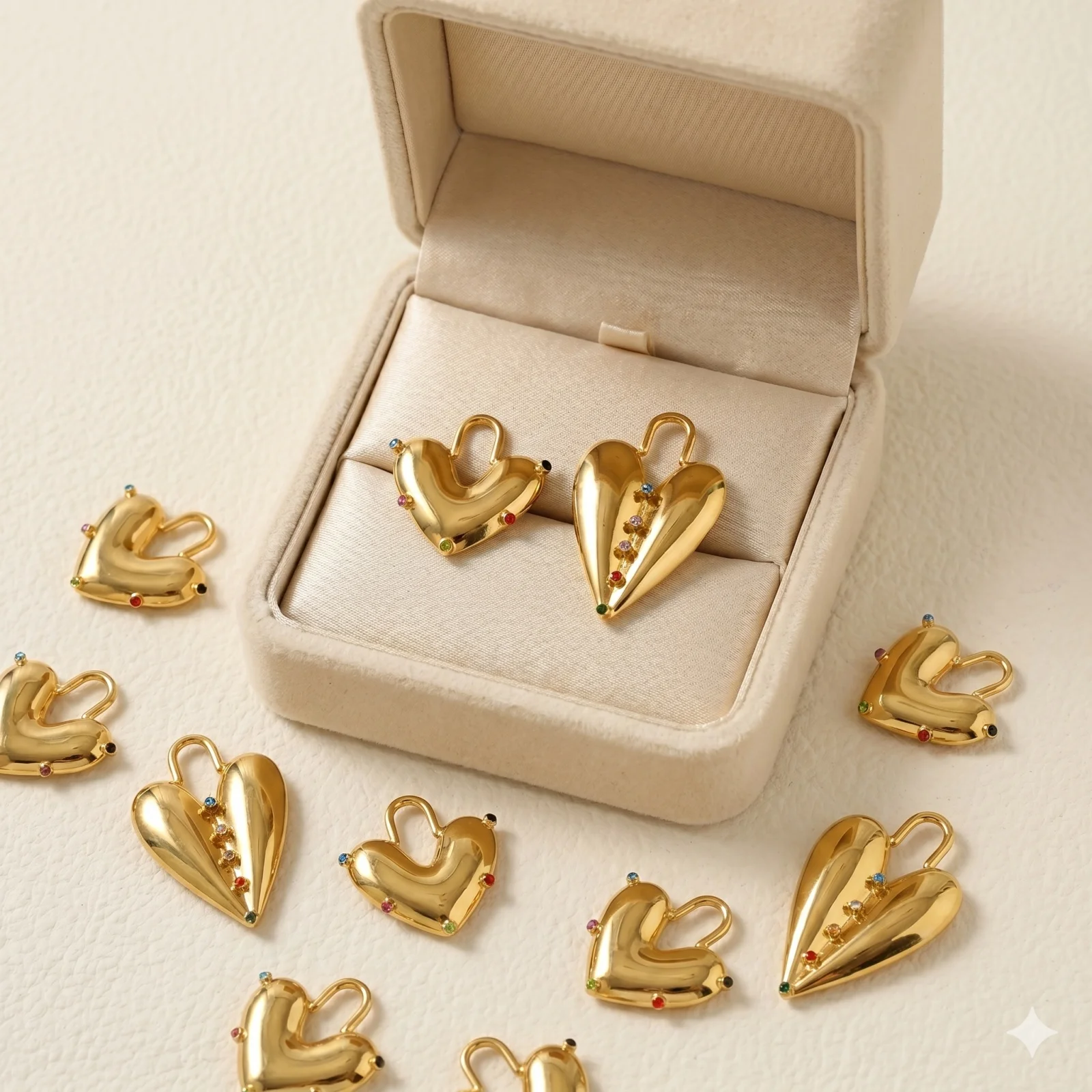1pc 304 Stainless Steel Charms - Jewelry Making Gold 评论和价格