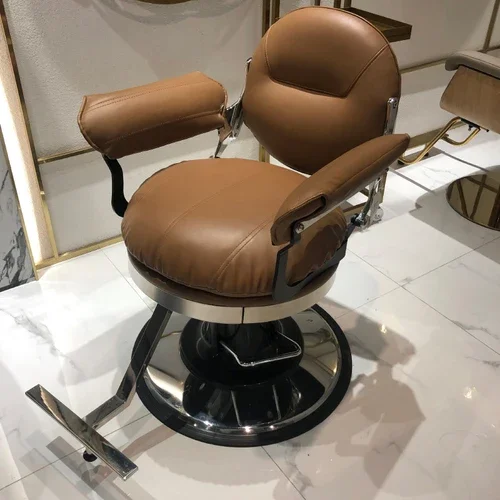 

Customized Barber Shop Chair for Hair High-End Hair Dyeing Lifting Seat Fashion Stylist Hair Cutting Stool