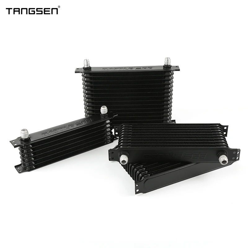 AN10 Aluminum Radiator 7/10/13/15 Rows Japanese Model Car Transmission Engine Oil Cooler Cooling Replacement Universal Cooler