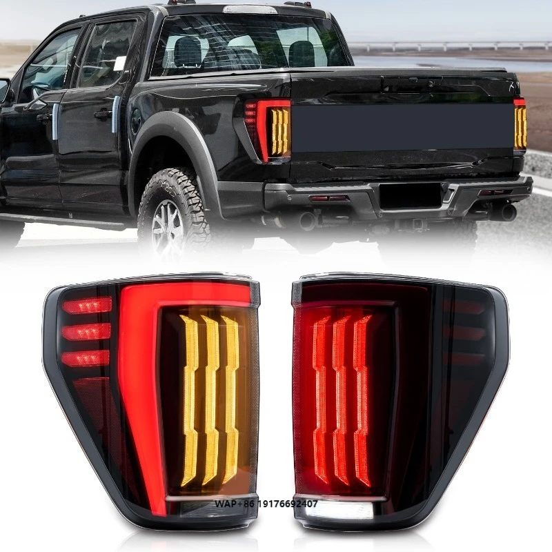 For F150 2015-2019 Retrofit/Upgrade LED Tail Light Assembly Low-configuration Model with 6-Month Warranty