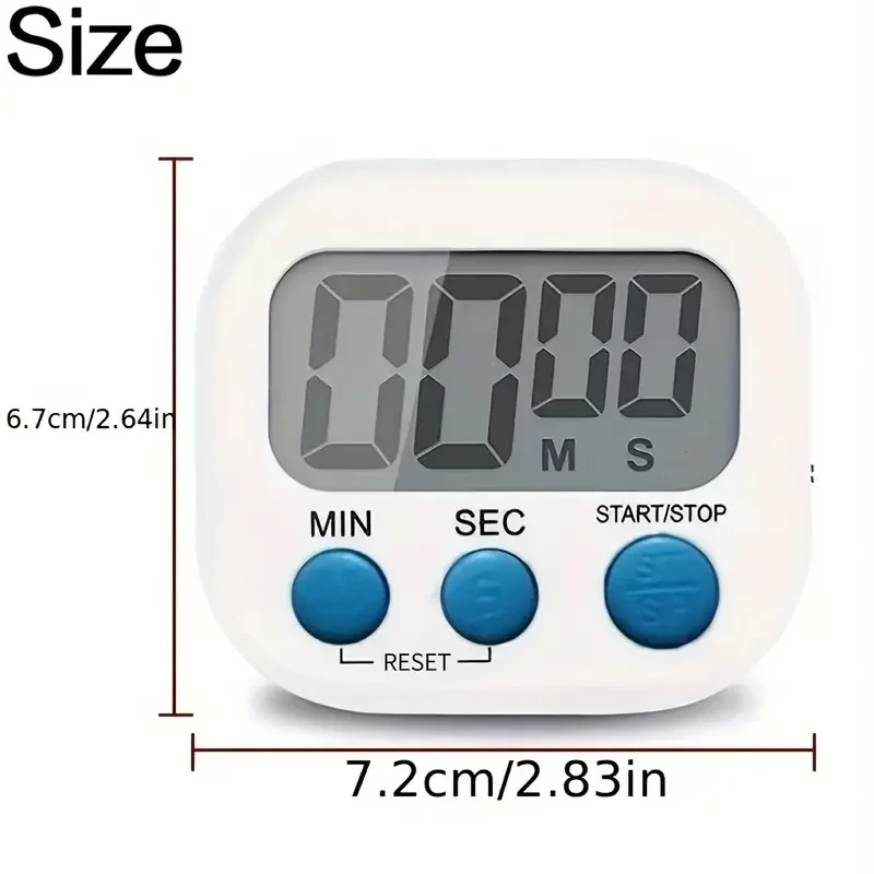 Kitchen Multifunction Electronic Timer Positive Negative Timing Countdown Stopwatch Convenient Large Screen Cooking Reminder