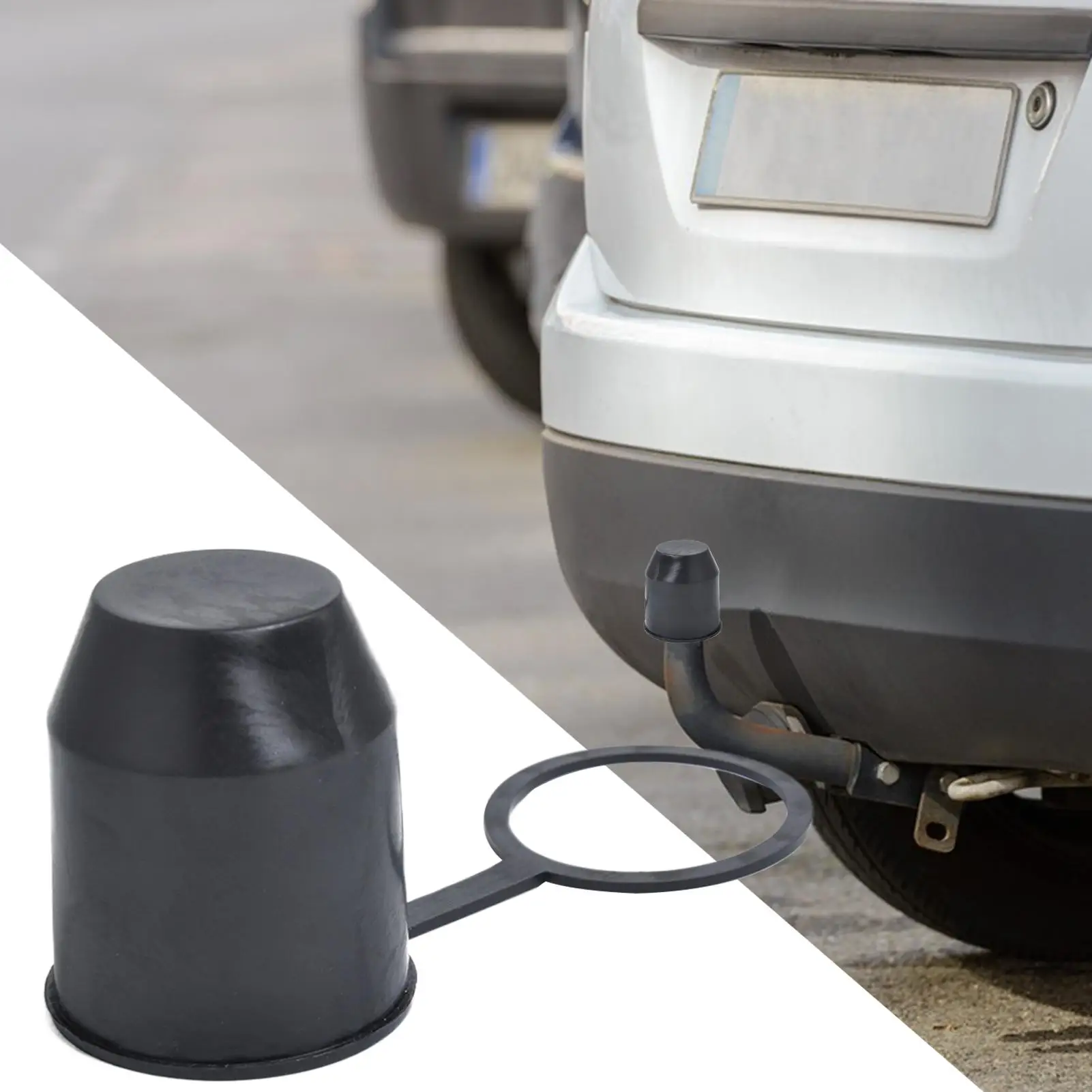 

Trailer Hitch Ball Tow Bar Cover Trailer Ball Cover Protective Cover Tow Ball Protector With Hook Trailer Hitch Ball Cover