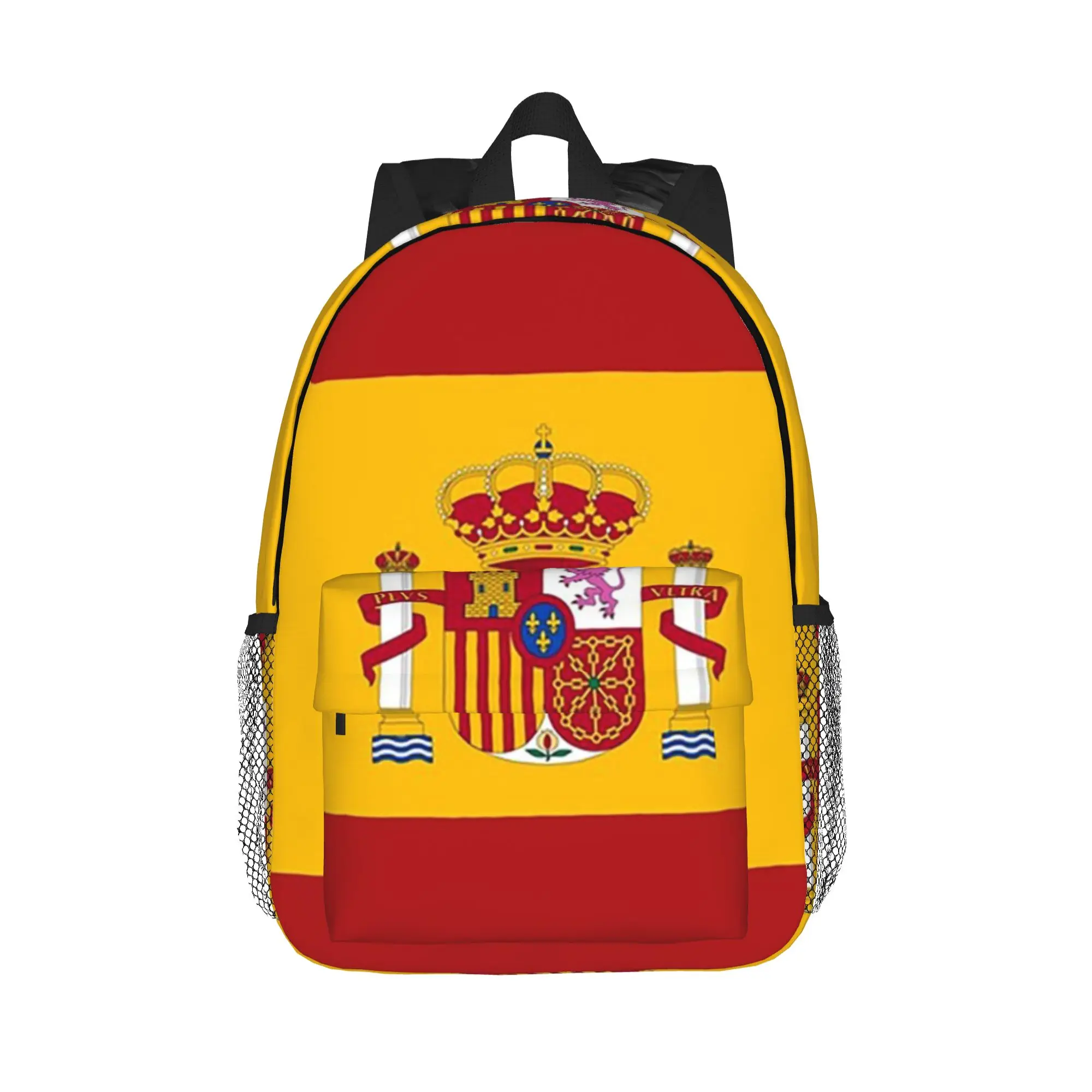 Spain flag Backpack Hot Sale Daypack Large Capacity Boys Girls BookBag Shoulder Bags for Men Women School Bag