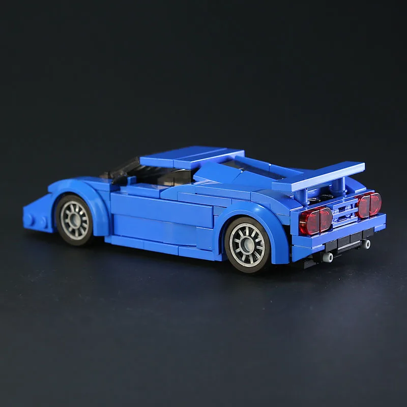 

MOC-211804 New Urban Blue Iconic Sports Supercar Racing Building Block Model, 211 Parts, Boys' and Children's Birthday Toy Gift