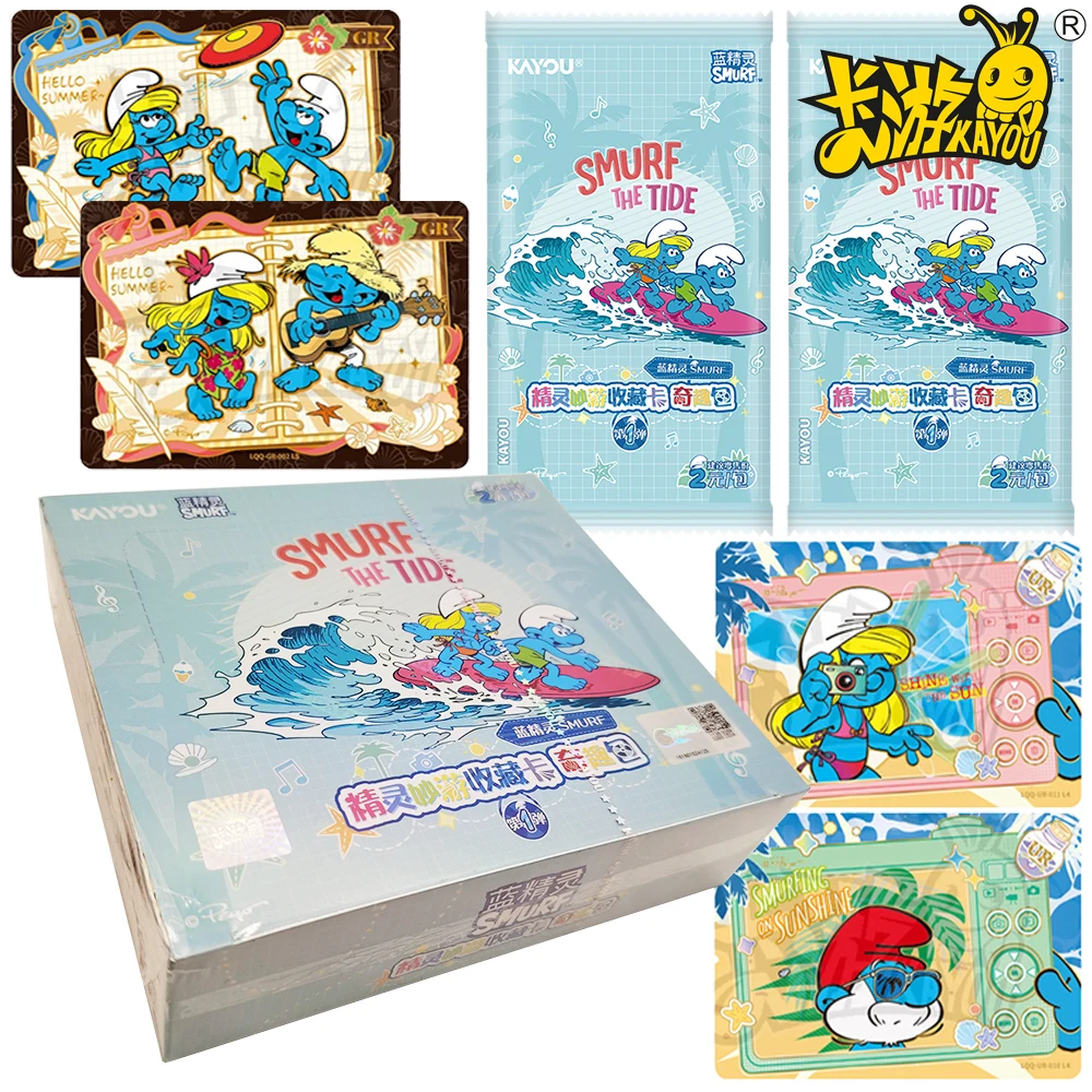 

New KAYOU Genuine Smurf Collection Card High Score Fantasy American Cartoon Character Gargamel Creative Card Gift for Children